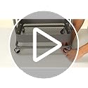 Jolof Store 3-Tier Rolling Metal Utility Cart – Charcoal Kitchen Storage