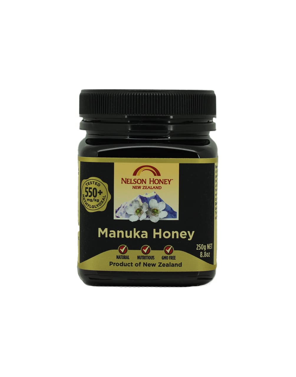 Nelson Honey Manuka Honey MGO 550+ | Pure New Zealand Honey - 250g