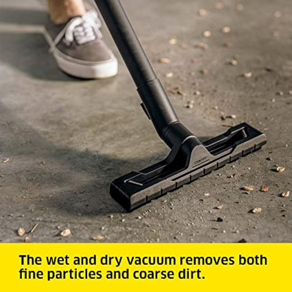 Kärcher WD 2 Plus Wet and Dry Vacuum Cleaner – 1000W, 12L Container