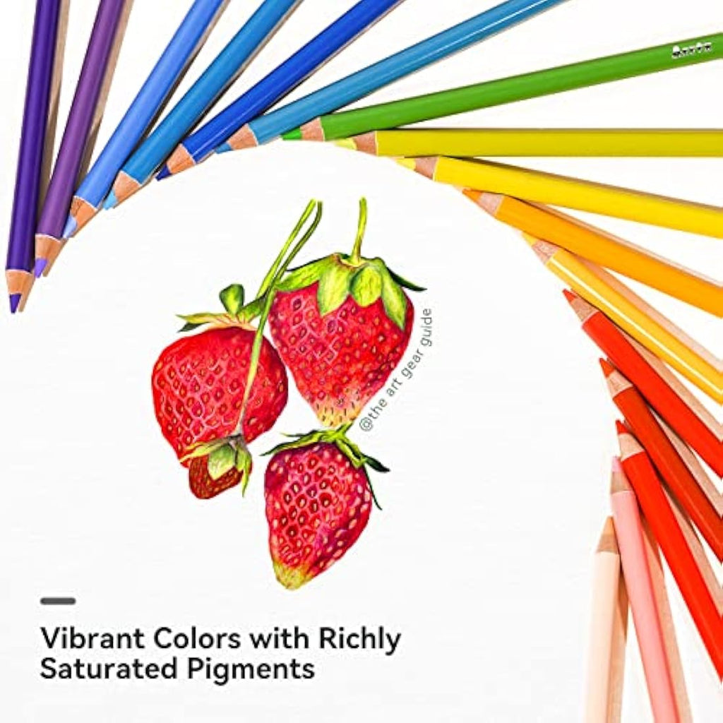 Arrtx 126 Coloured Pencils Set – Professional Soft Core Artist Pencils