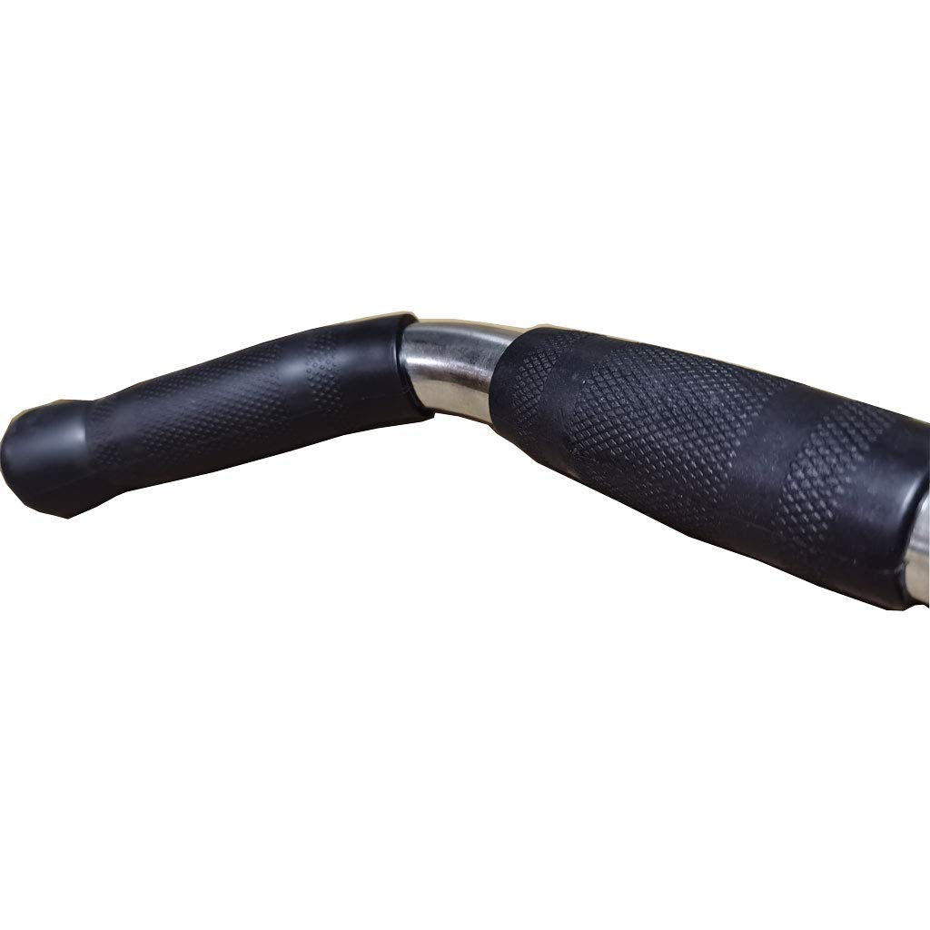 Jolof Store Revolving Straight Bar Cable Attachment with Rubber Grips