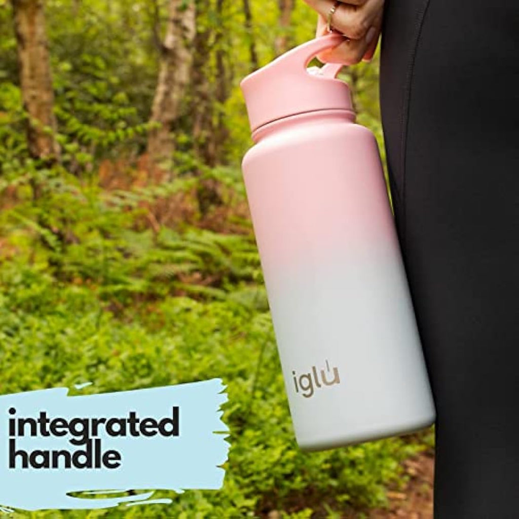 iglu 1L Insulated Stainless Steel Water Bottle – Ocean Teal