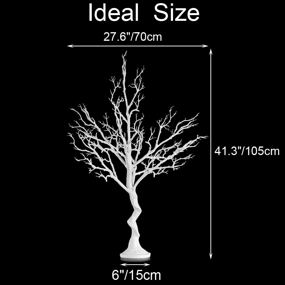 105cm White Manzanita Tree – Artificial Twig Table Centerpiece