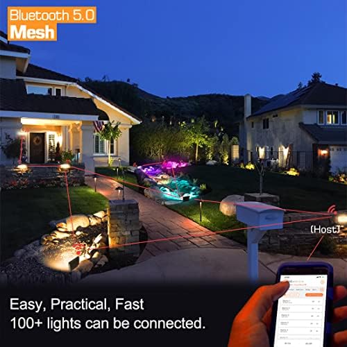 50W Smart RGB LED Floodlight – Bluetooth App Control