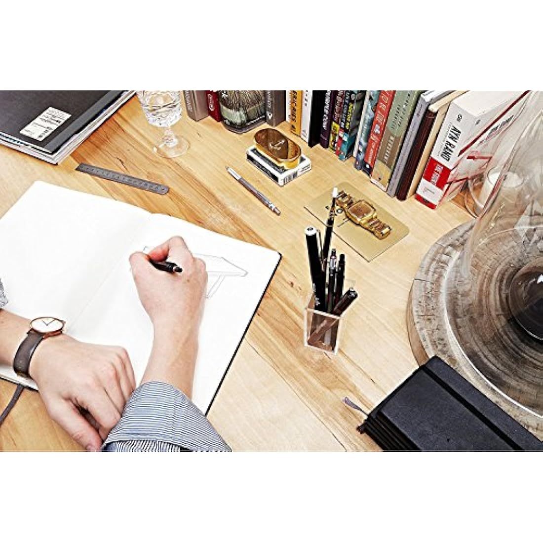rOtring 800+ Mechanical Pencil & Stylus | 0.7mm HB Black Metal Barrel