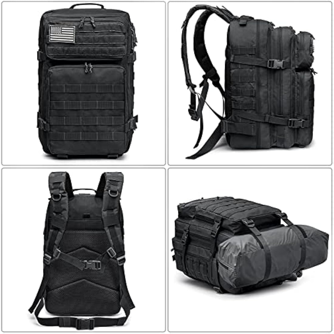 G4Free 40L Tactical Molle Backpack – Durable 1000D Hiking Assault Pack