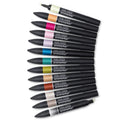 Winsor & Newton ProMarker Manga Romance Set - 13 Dual Tip Alcohol Markers