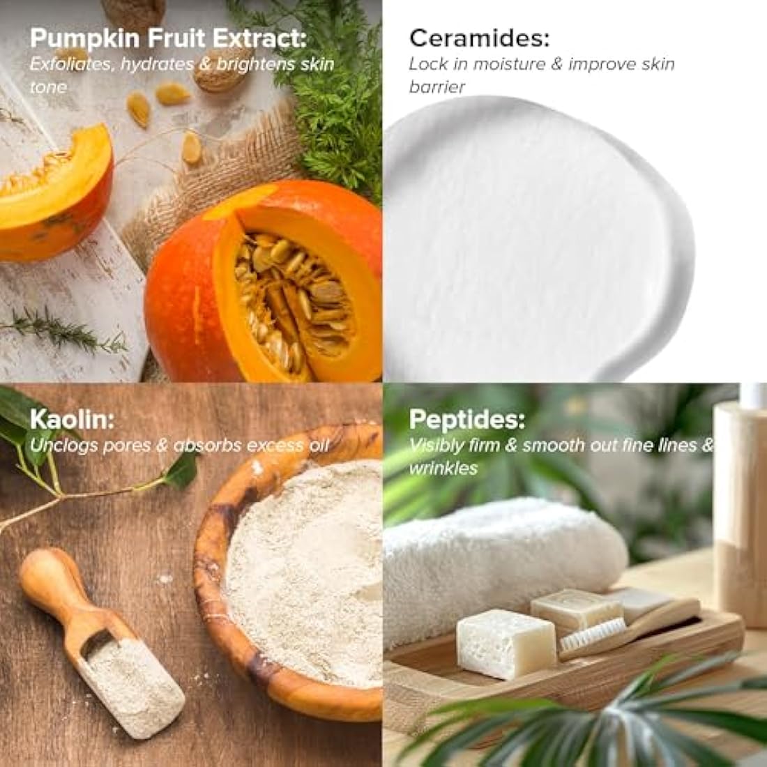 DRMTLGY Pumpkin Enzyme Face Mask – Self-Warming Exfoliant with Jojoba, 5.5 oz