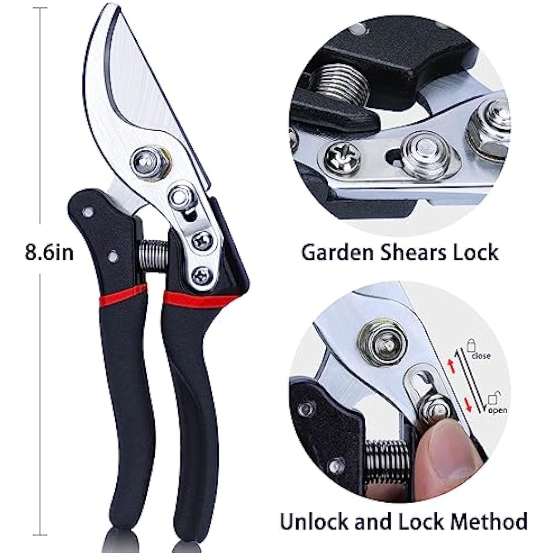 Kynup Gardening Pruning Shears – SK-5 Steel Ergonomic Secateurs