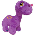 Suki Gifts Brontosaurus Dinosaur Plush - Purple Soft Toy, 16cm
