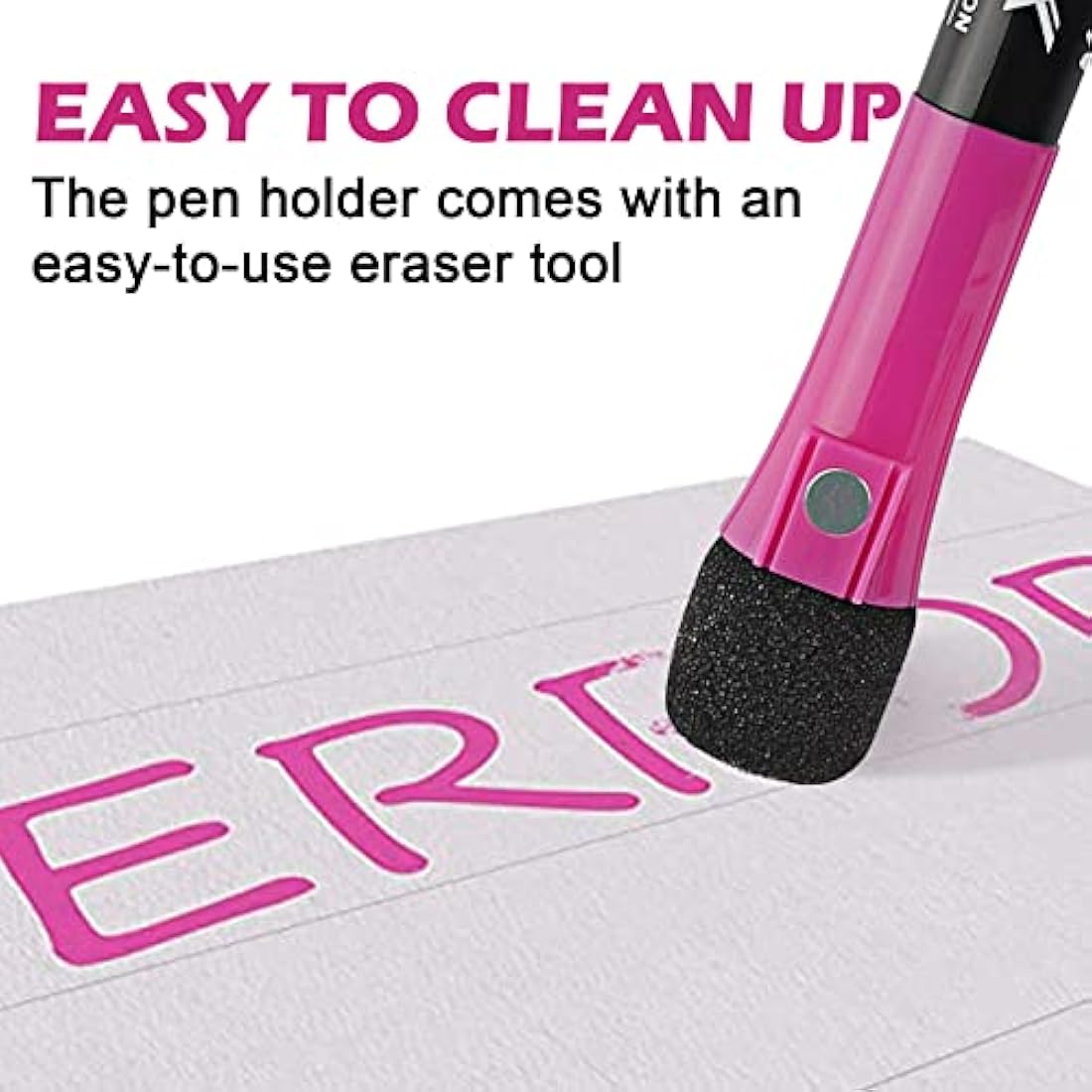 XSG Magnetic Dry Erase Markers – 12 Colors Fine Tip Whiteboard Pens