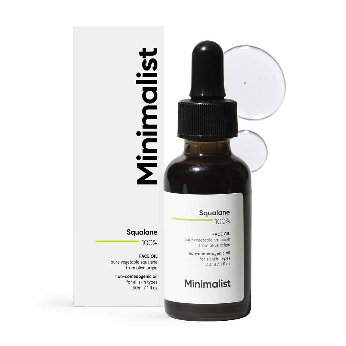 Minimalist 100% Squalane Face Oil | Lightweight Hydrating Moisturizer