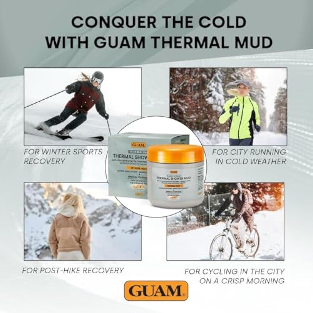 GUAM FIR Tourmaline Shower Mud – Thermal Anti-Cellulite Treatment – 400ml