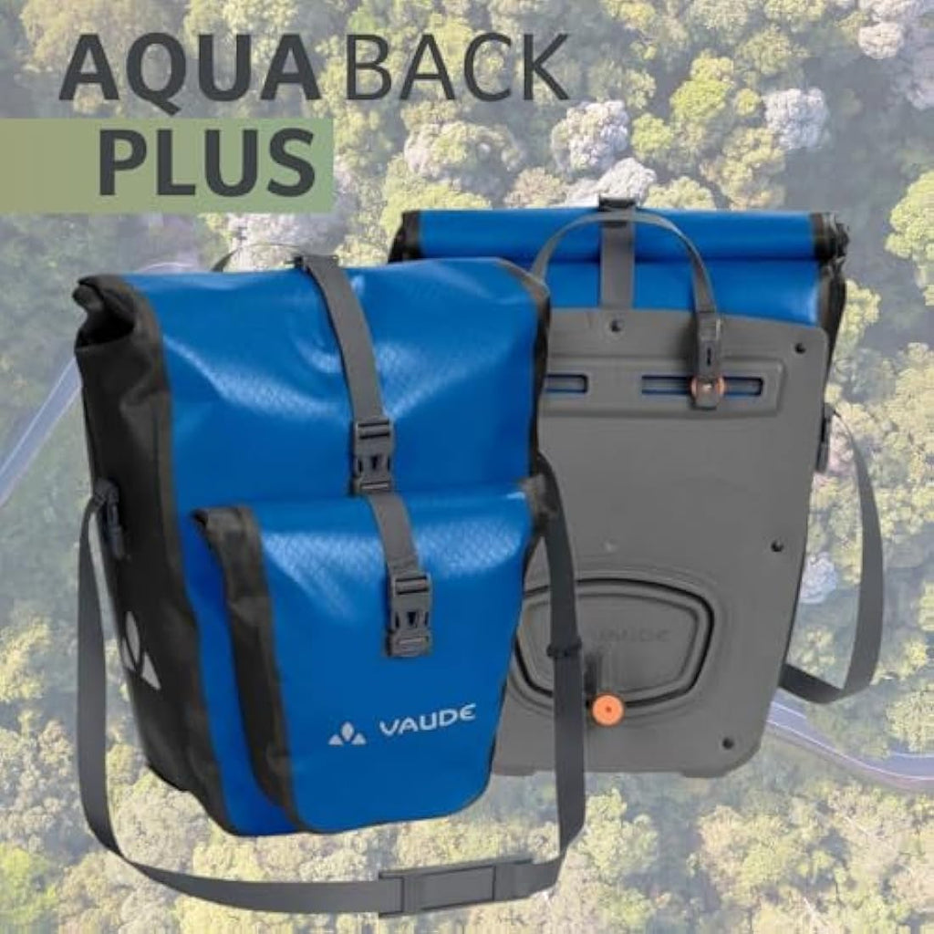 VAUDE Aqua Back Plus Waterproof Bike Panniers | 51L Rear Rack Bags