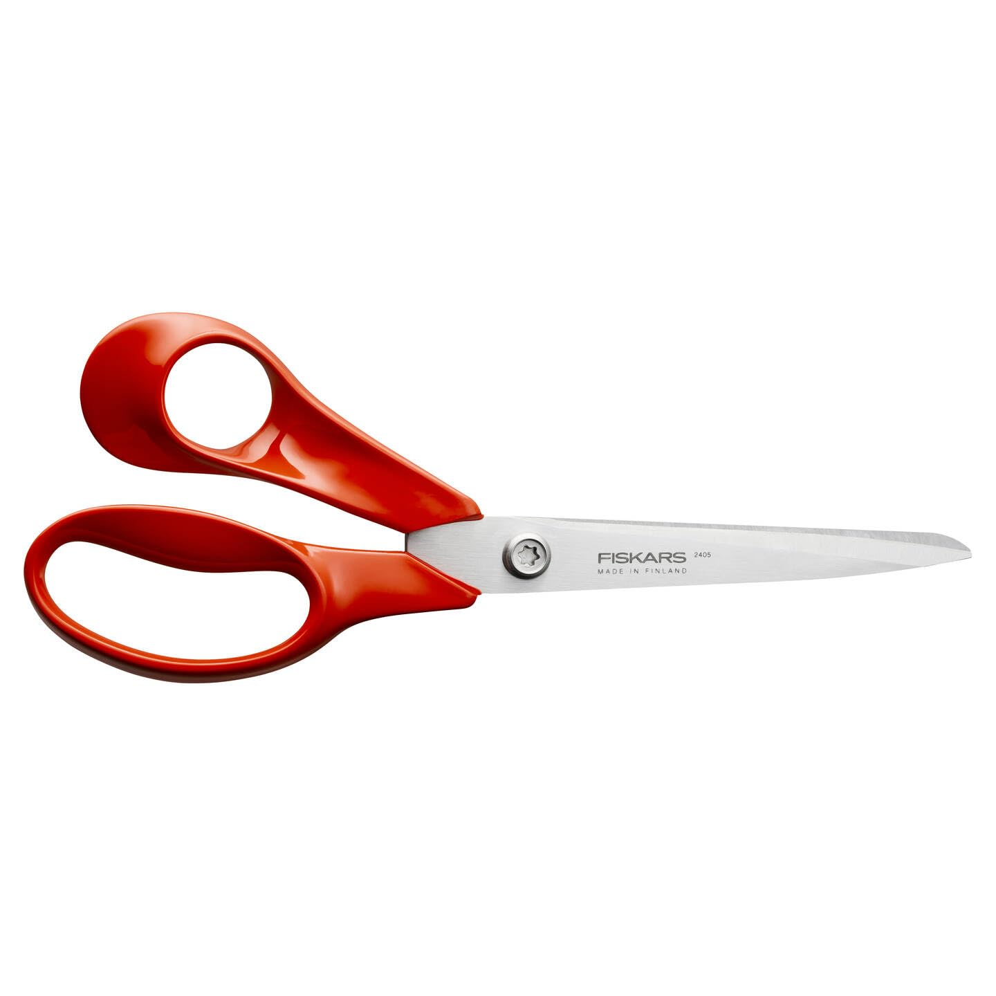 Fiskars Left-Handed Universal Craft and Fabric Scissors - Red, 21 cm