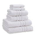 Catherine Lansfield 6 Piece Zero Twist Cotton Towel Bale Set - White