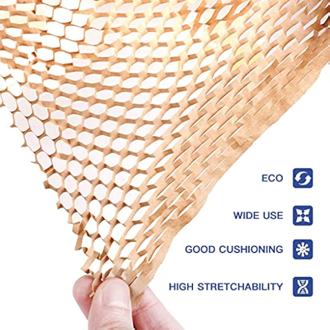 SZSYumUnion Honeycomb Packing Paper Roll | 12" x 100' Eco-Friendly Wrap