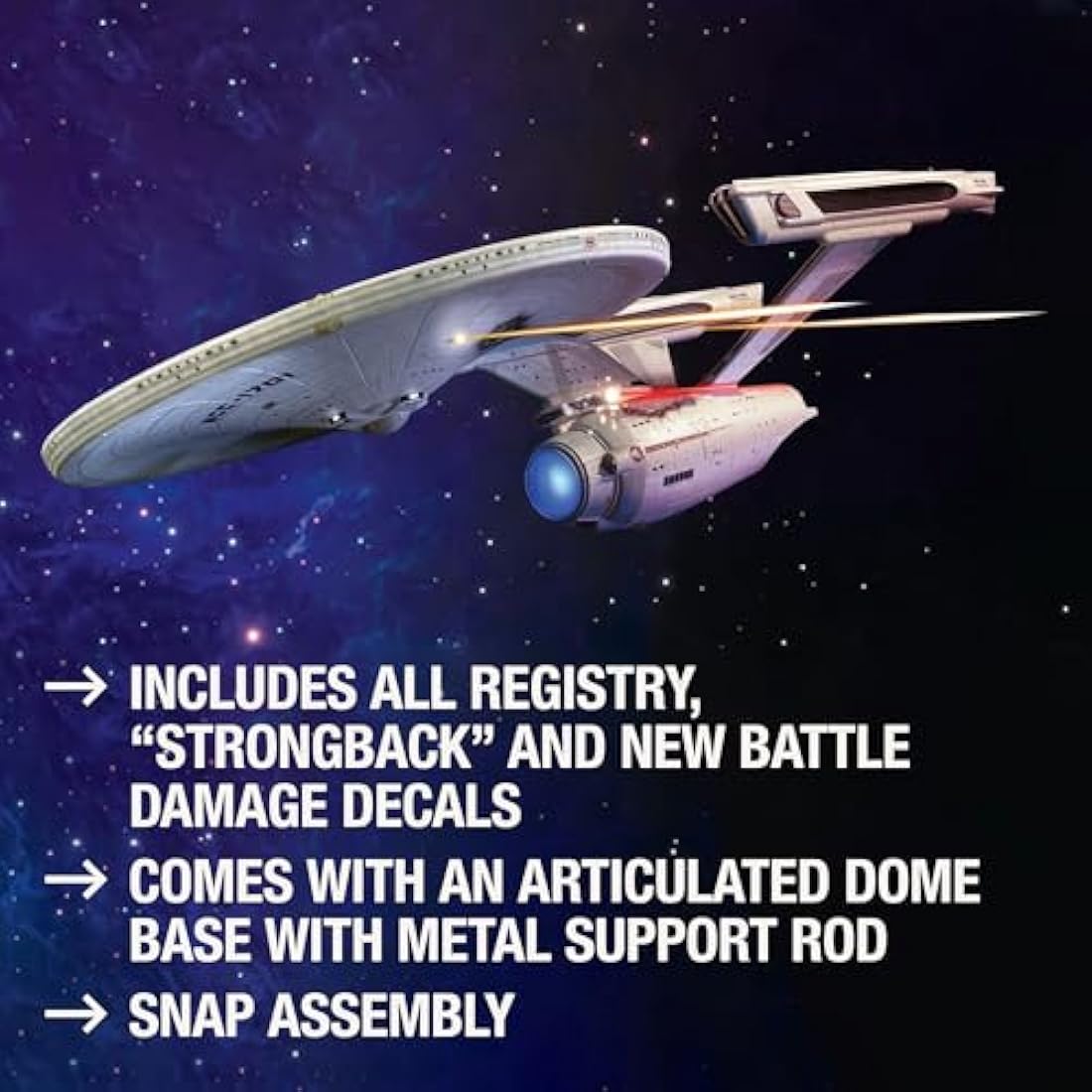 Polar Lights Star Trek U.S.S. Enterprise NCC-1701 1:1000 Model Kit