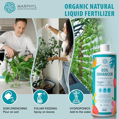 MARPHYL Organic Liquid Fertilizer – Marine Phytoplankton Plant Food