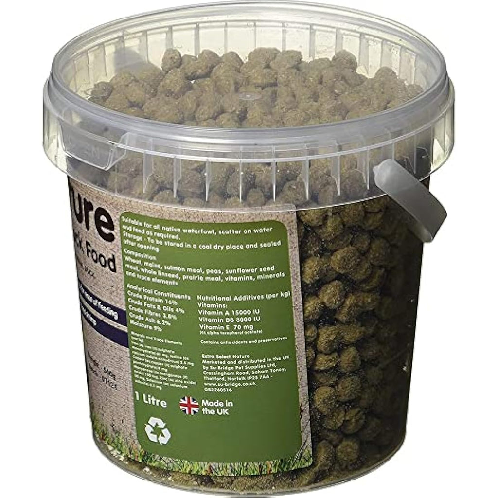 Floating Duck and Swan Feed – Premium Waterfowl Pellets, 1L