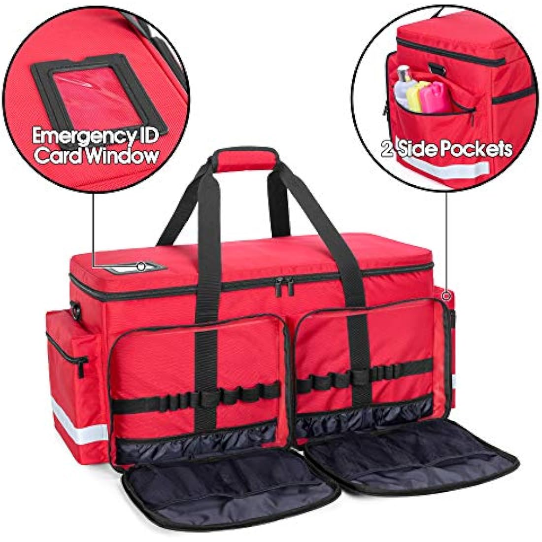 Jolof Store Large Emergency Medical Bag | Oxygen Tank First Responder Bag