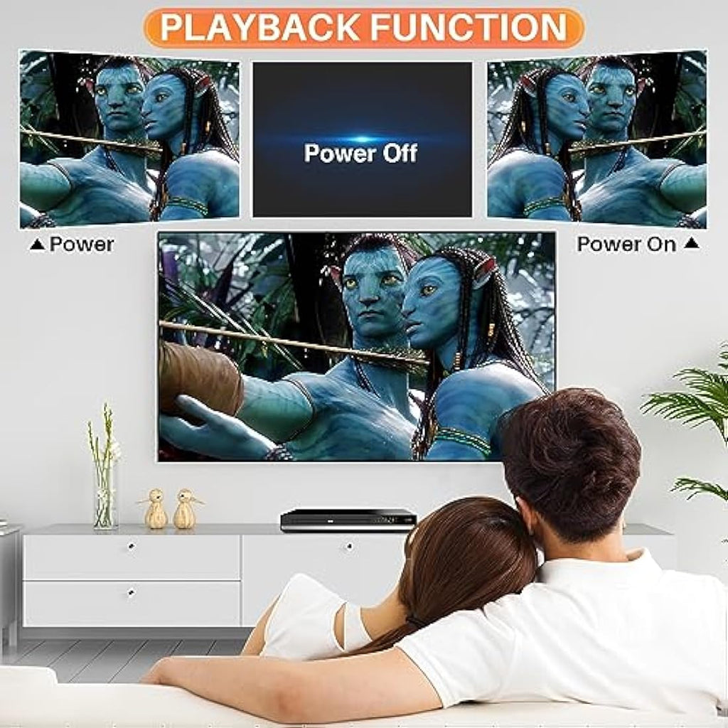OKYUK Region Free DVD Player | 1080P HD Upscaling with HDMI & RCA Cables