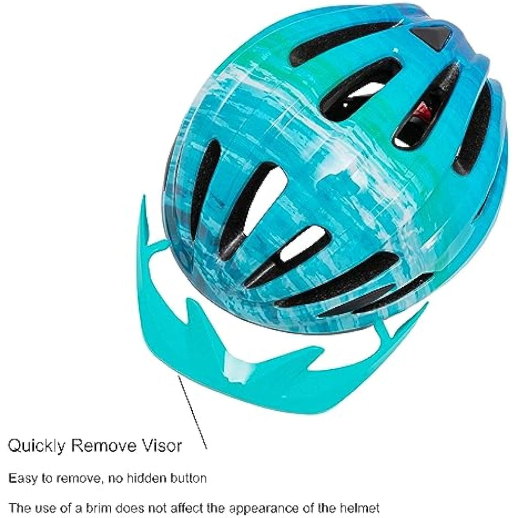 Jolof Store Kids Bike Helmet | LED Safety Light | Lightweight 50-57cm