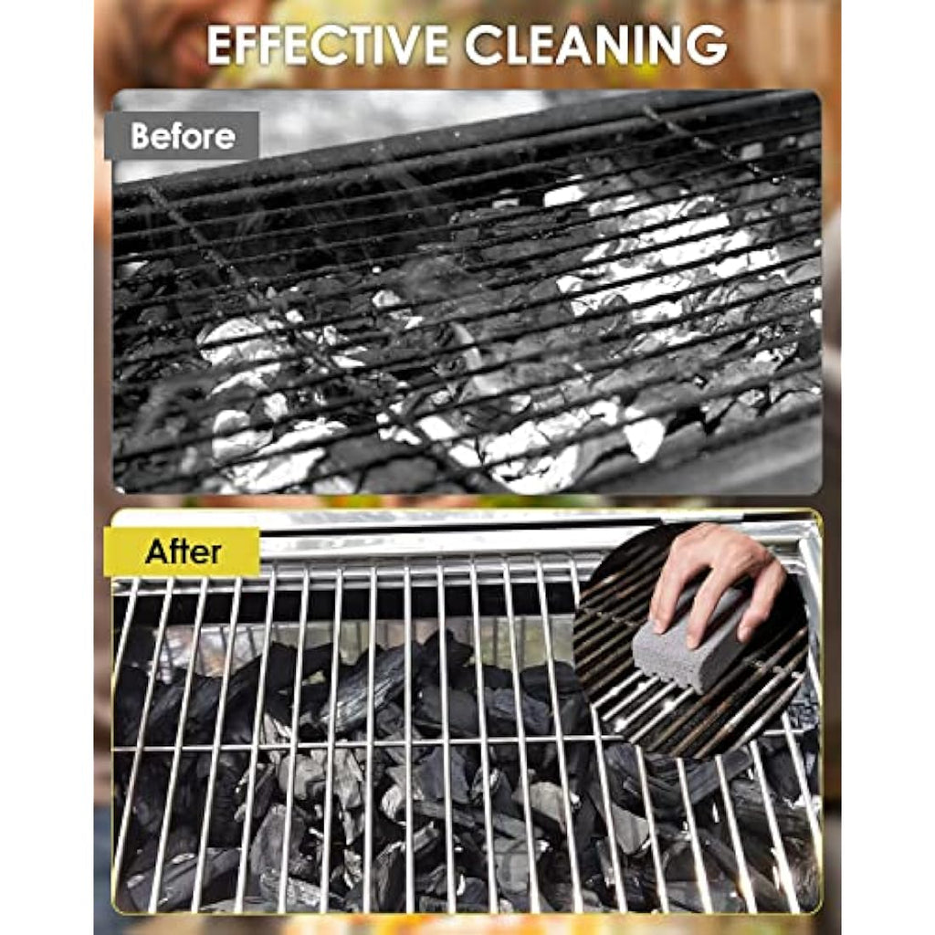 Grill Cleaning Brick 4-Pack | Natural Pumice Griddle Stone