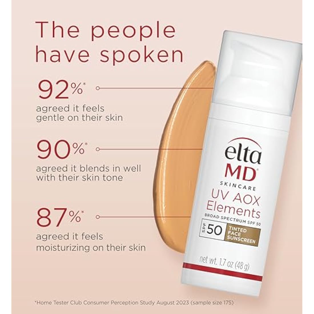 EltaMD UV Elements Tinted Physical Sunscreen SPF 44 with Hyaluronic Acid