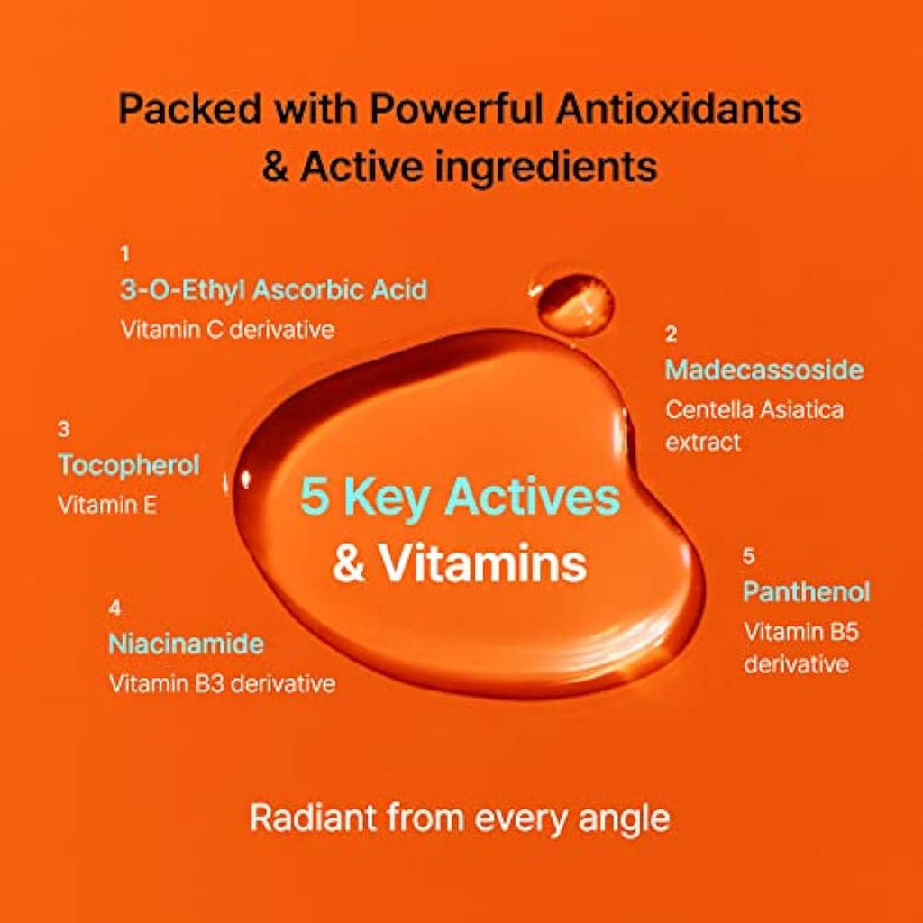 DearKlairs Freshly Juiced Vitamin Charging Serum - 10% Vitamin C & Niacinamide