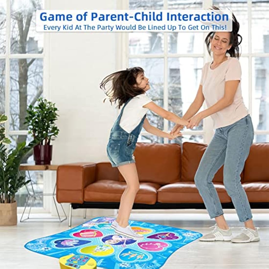 Sunlin Frozen Unicorn Dance Mat | 7 Game Modes Kids Toy for Girls Ages 3-12