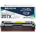 LCL Yellow Toner Cartridge for HP 207X W2212X | With OEM Chip | 1-Pack