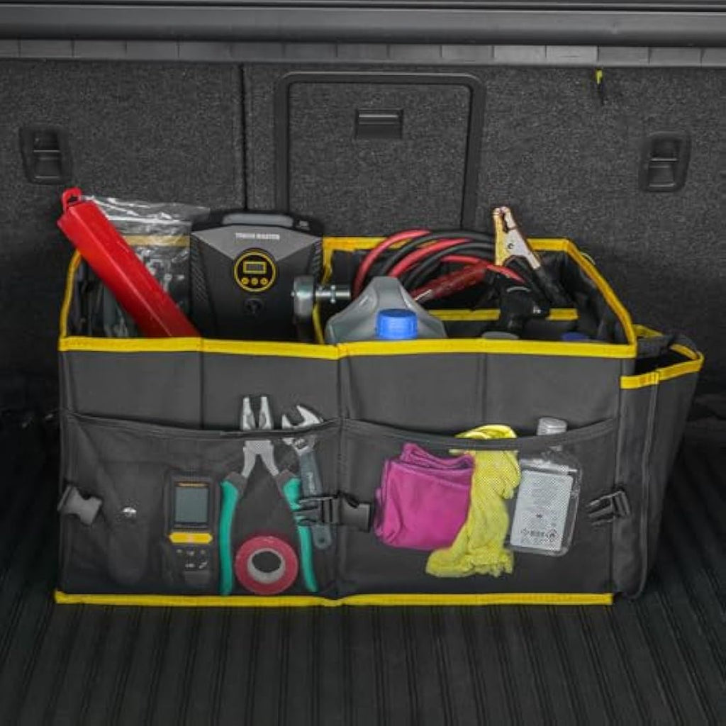 TOUGH MASTER Car Boot Organiser | Large Heavy Duty 600D Polyester Bag
