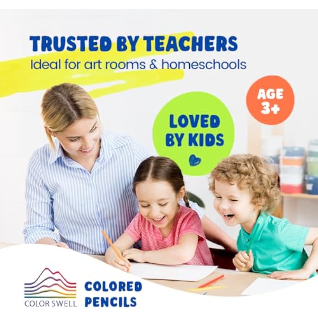 Color Swell Bulk Colored Pencils – 360 Pre-Sharpened Classroom Sets