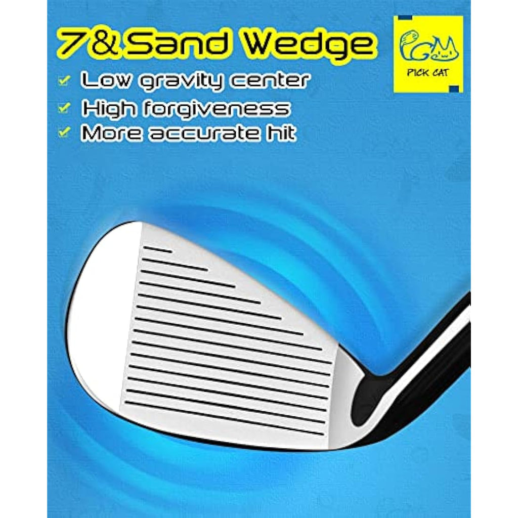 PGM Junior Golf Club Set for Kids | 5-Piece Right Hand Starter Kit