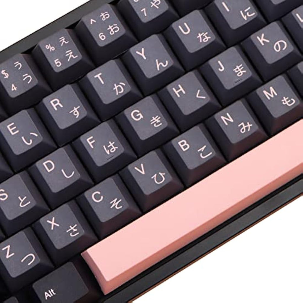Night Sakura PBT Keycaps - 136 Set Cherry Profile Japanese Style