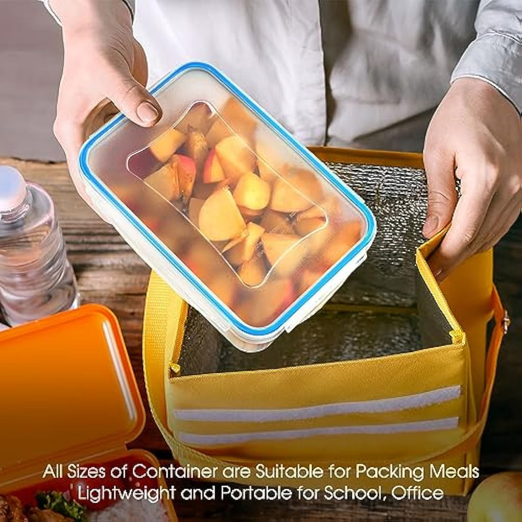 YASHE 50-Piece Airtight Food Storage Containers | Leakproof Meal Prep Set