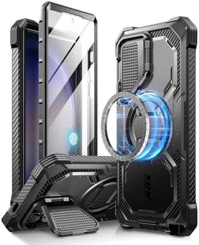 i-Blason Armorbox for Galaxy S24 Ultra Case | MagSafe & Kickstand – Black