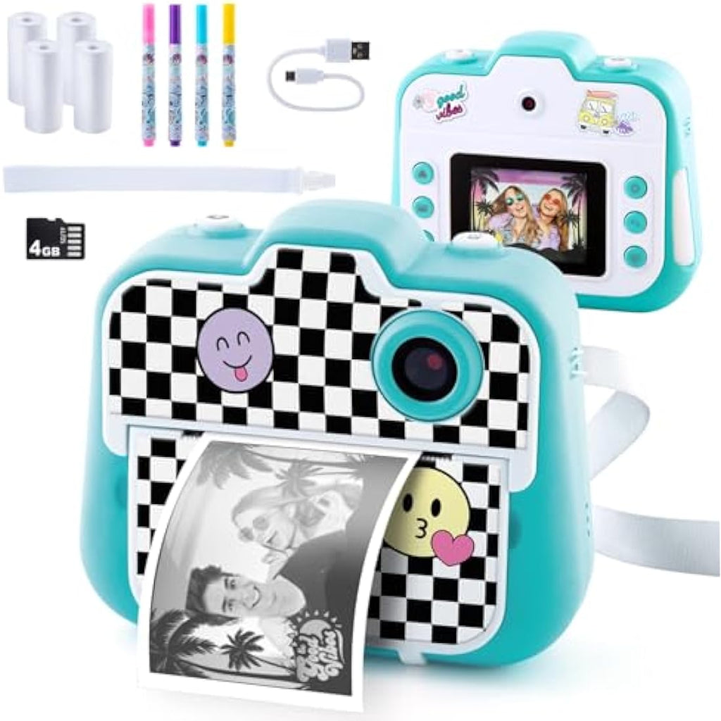 Studio Creator Kids Instant Digital Camera with Printer & 4GB SD Card