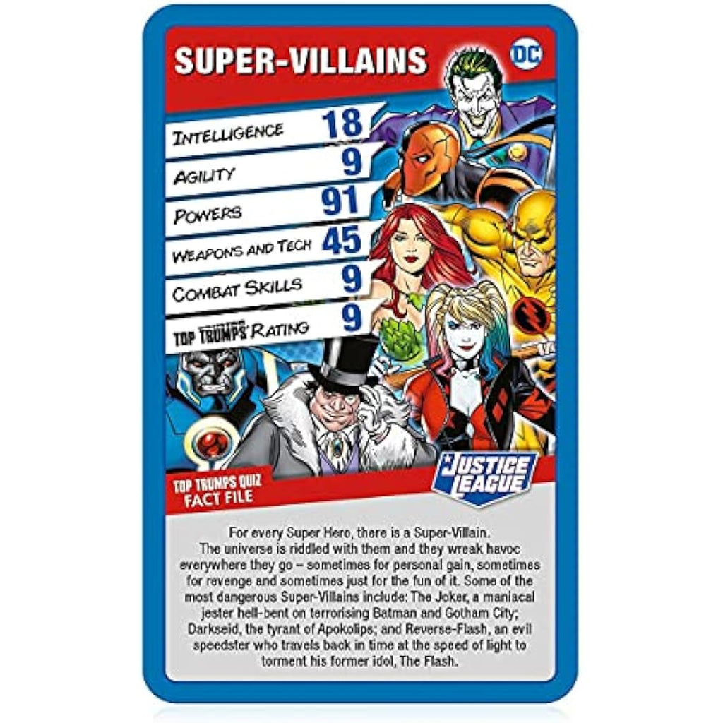 Top Trumps Justice League Card Game | DC Comics Superhero Specials