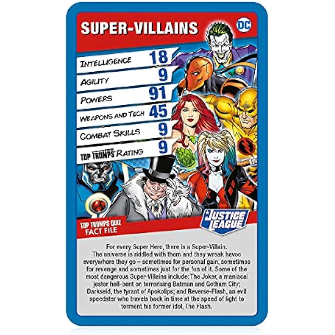 Top Trumps Justice League Card Game | DC Comics Superhero Specials