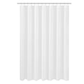 N&Y HOME Fabric Shower Curtain Liner | 78x78 Extra Wide | White