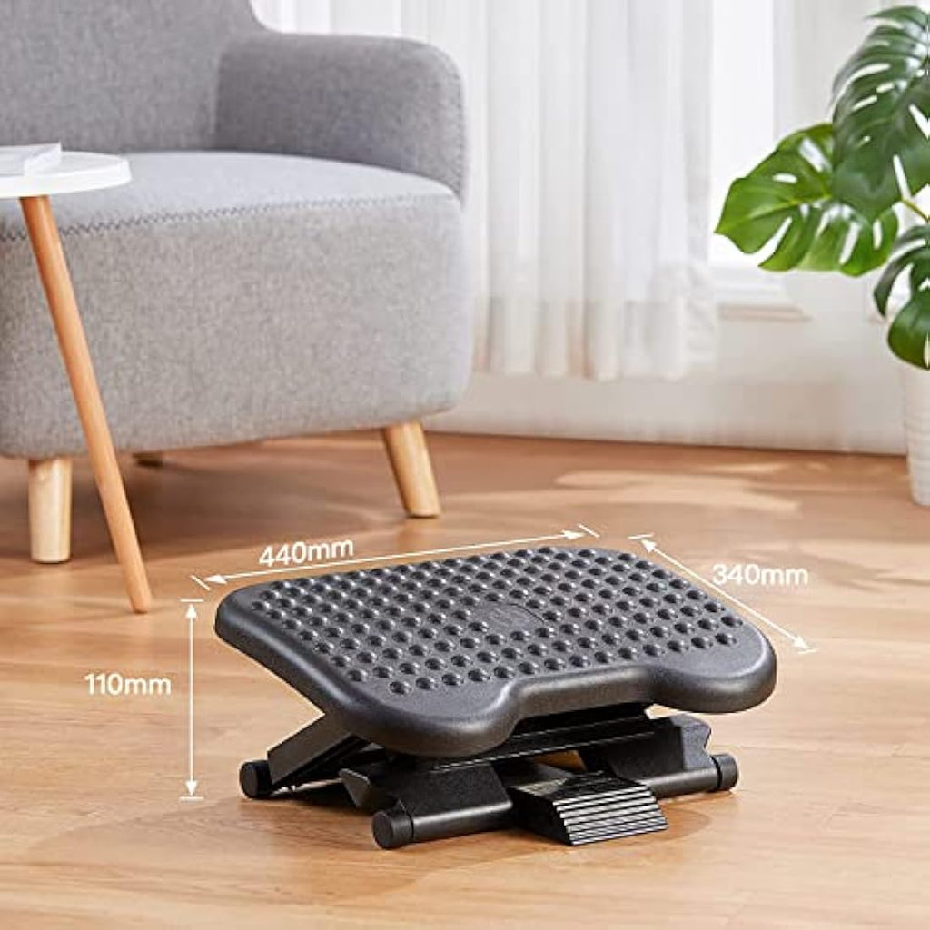 HUANUO Ergonomic Under Desk Footrest | Adjustable Height & Massage