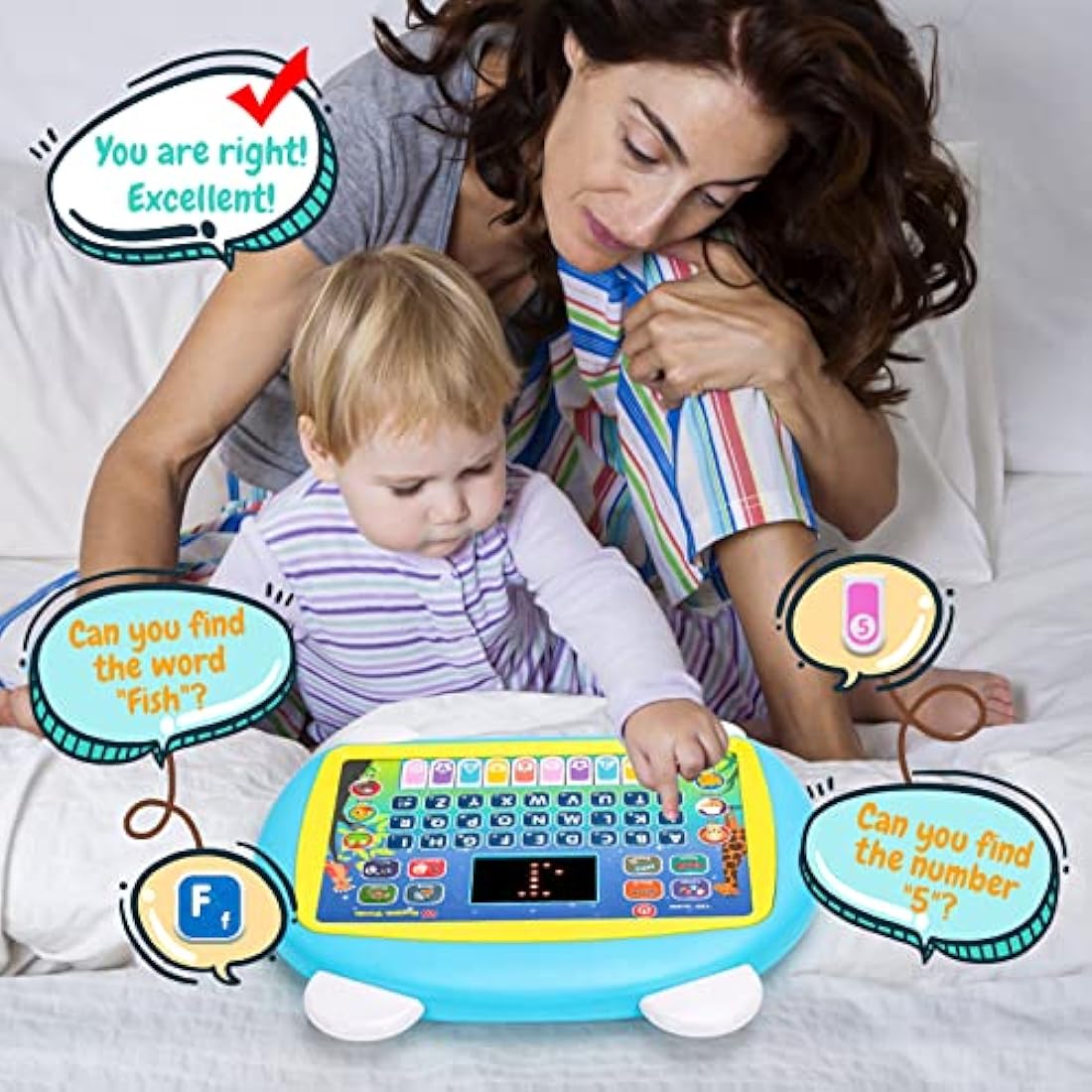Jolof Store Toddler Learning Tablet – Interactive Educational Toy for Ages 1-4