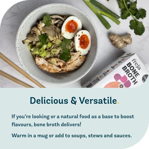 Freja Mixed Bone Broth Pack | Beef & Chicken | High Collagen | 6 x 500ml