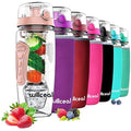 Jolof Store Fruit Infuser Water Bottle | 32oz Tritan with Ice Gel Ball