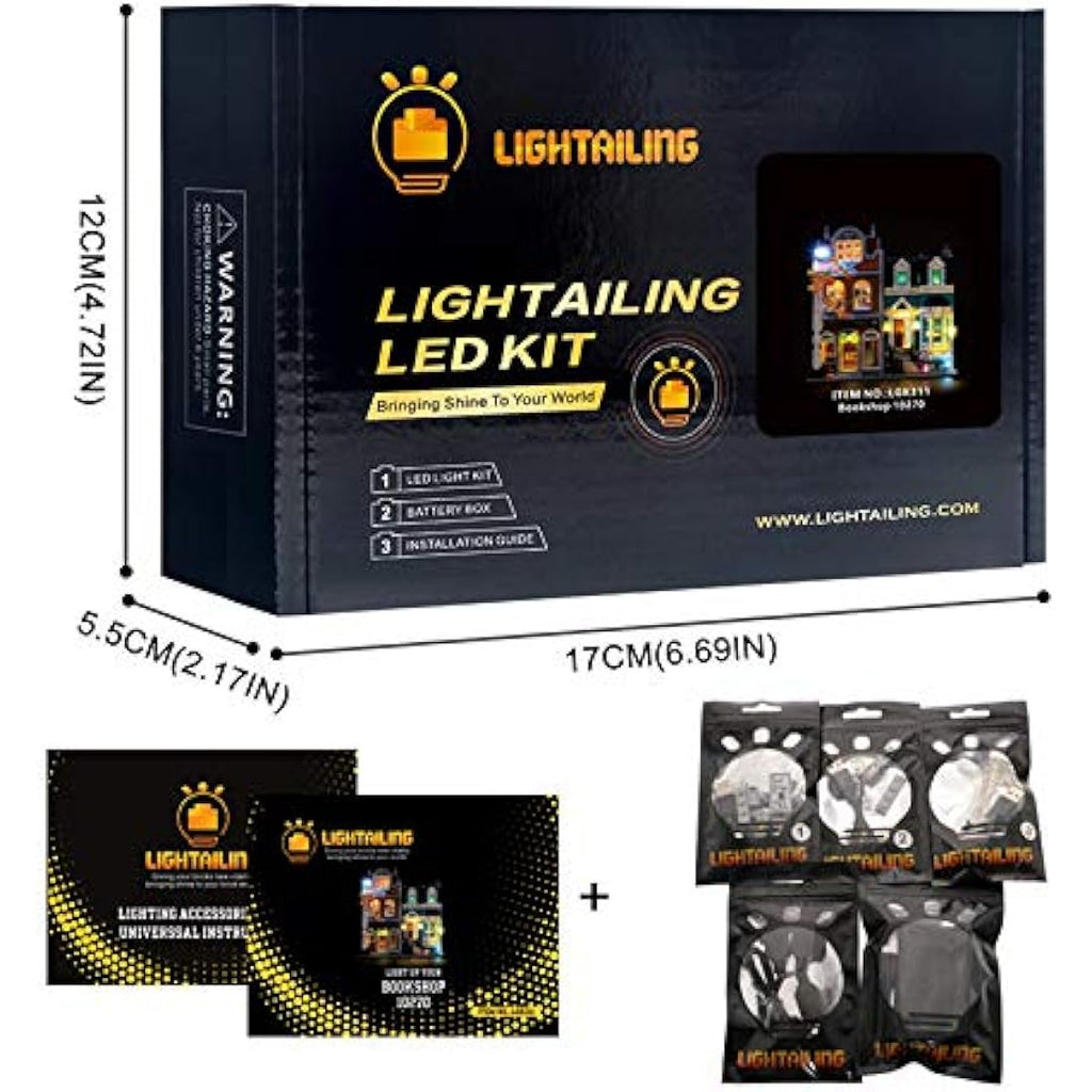 Lightailing LED Light Kit for Creator Expert Bookshop 10270 Model