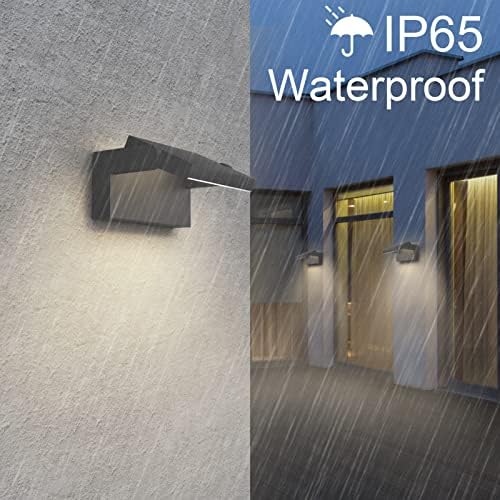 Klighten LED Wall Light – 24W Waterproof IP65 Adjustable Aluminum Lamp
