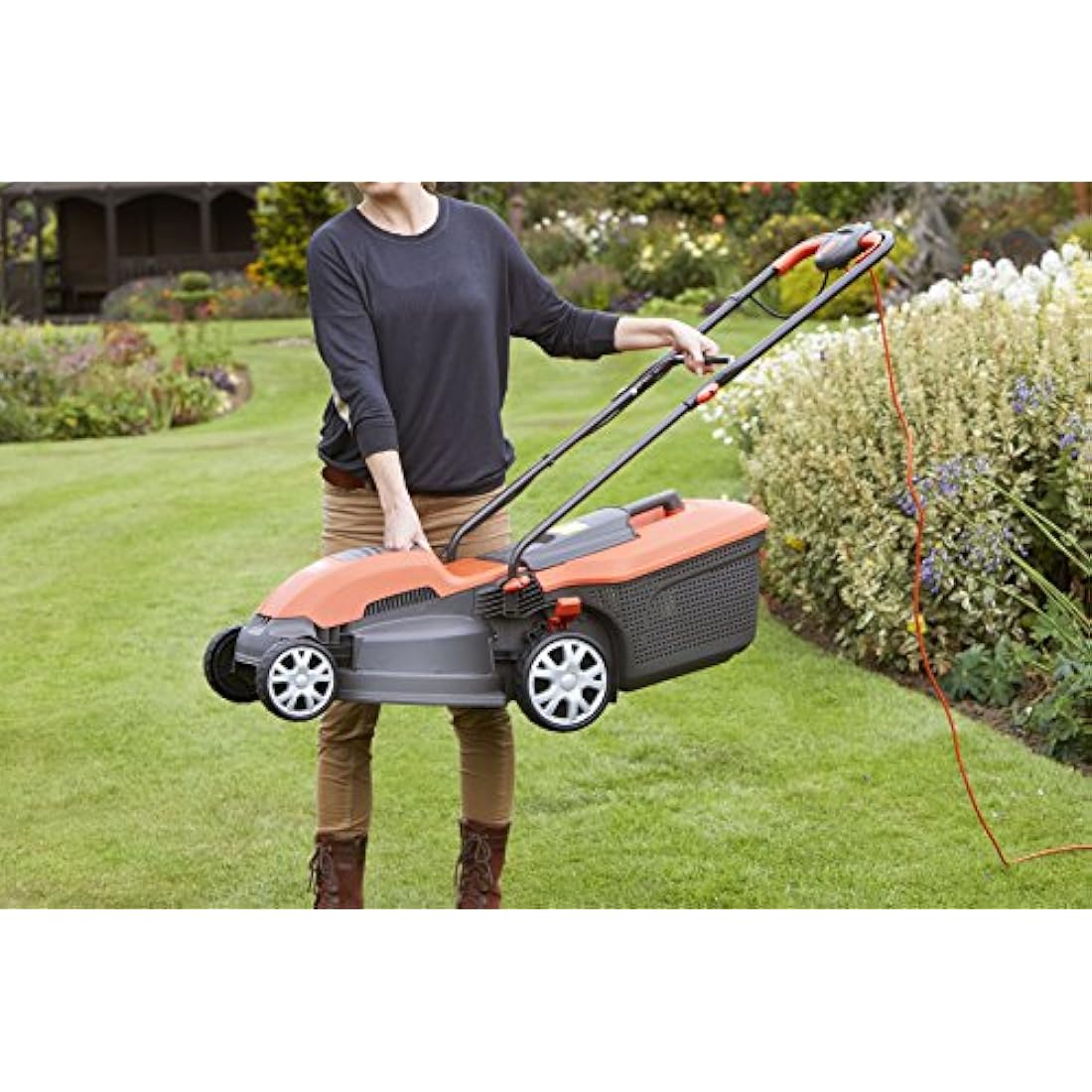 Flymo Speedi-Mo 360C Electric Wheeled Lawn Mower – 1500W, 36cm