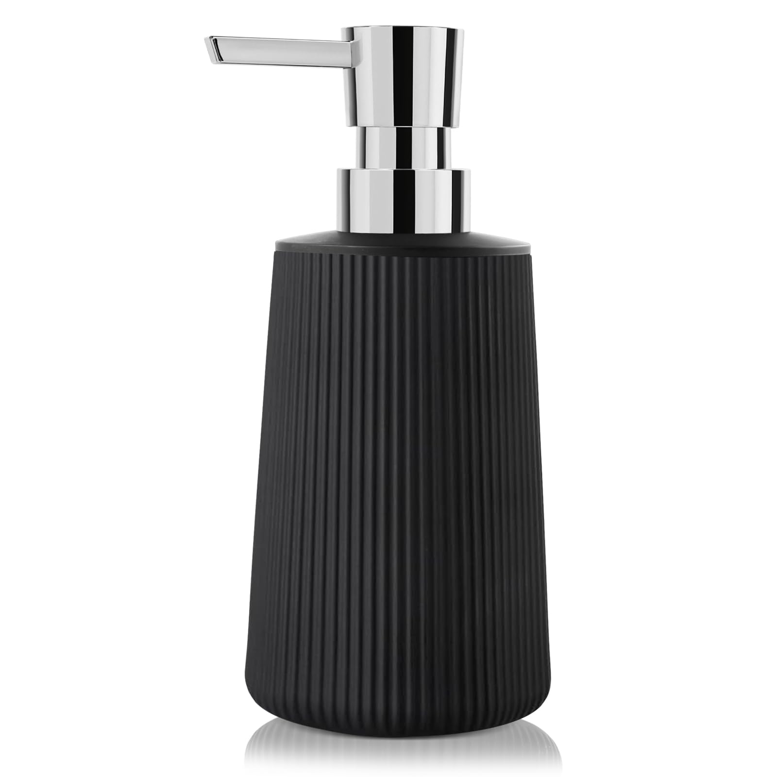 Richenda Matte Black Soap Dispenser | Modern Farmhouse 270ml Bottle